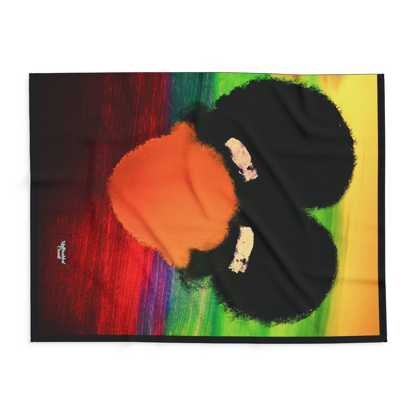Untroubled Candi- "Brown Girl"-Arctic Fleece Blanket