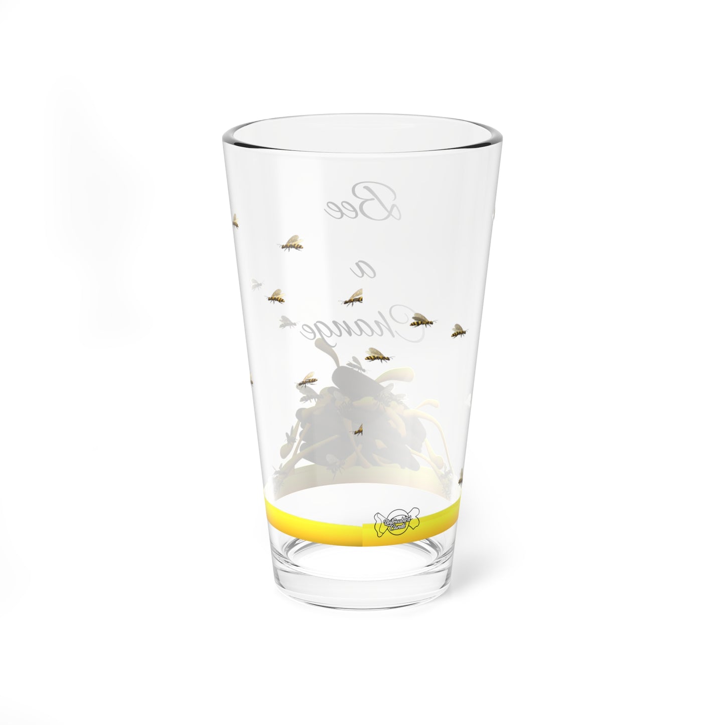 Untroubled Candi "Bee a Change" Mixing Glass, 16oz