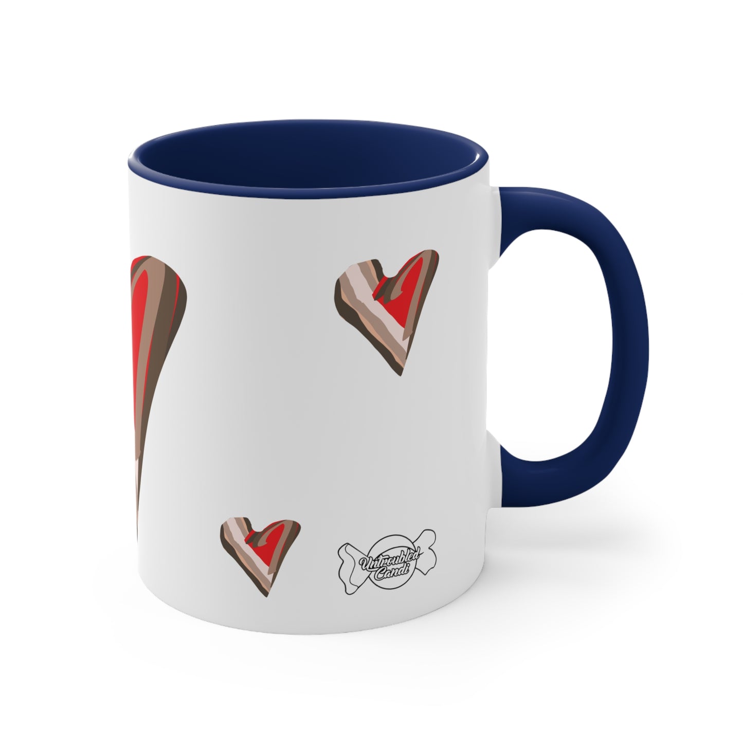 Untroubled Candi Mug, 11oz. All Love, Blue