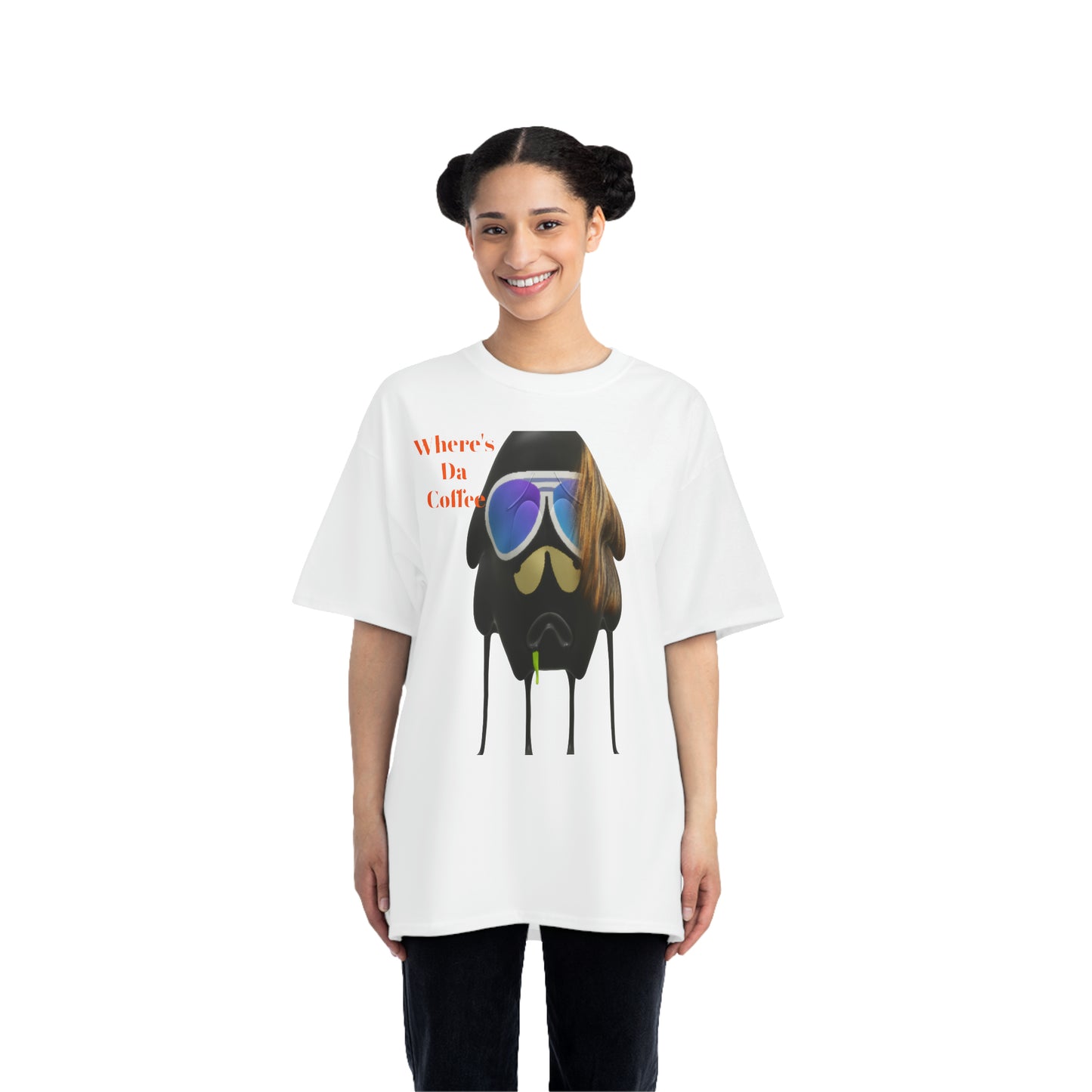 Untroubled Candi "Where's Da Coffee" Short Sleeve Tee