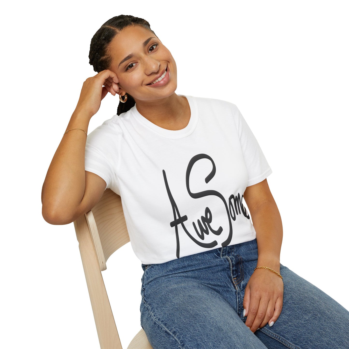 Untroubled Candi's "Awesome" Unisex Softstyle T-Shirt
