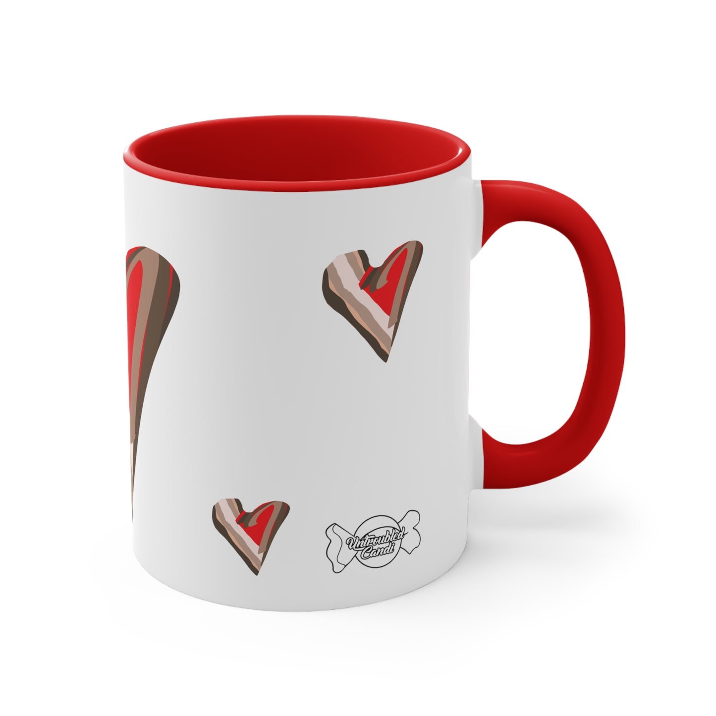 Untroubled Candi Mug, 11oz. All Love, Black