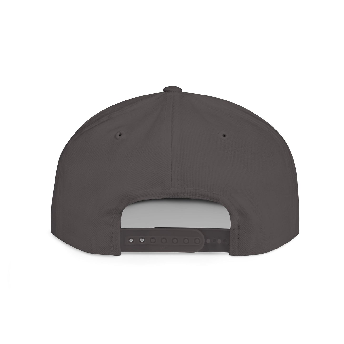 Untroubled Candi #1GOD"_Flat Bill Snapback-Gray Thread