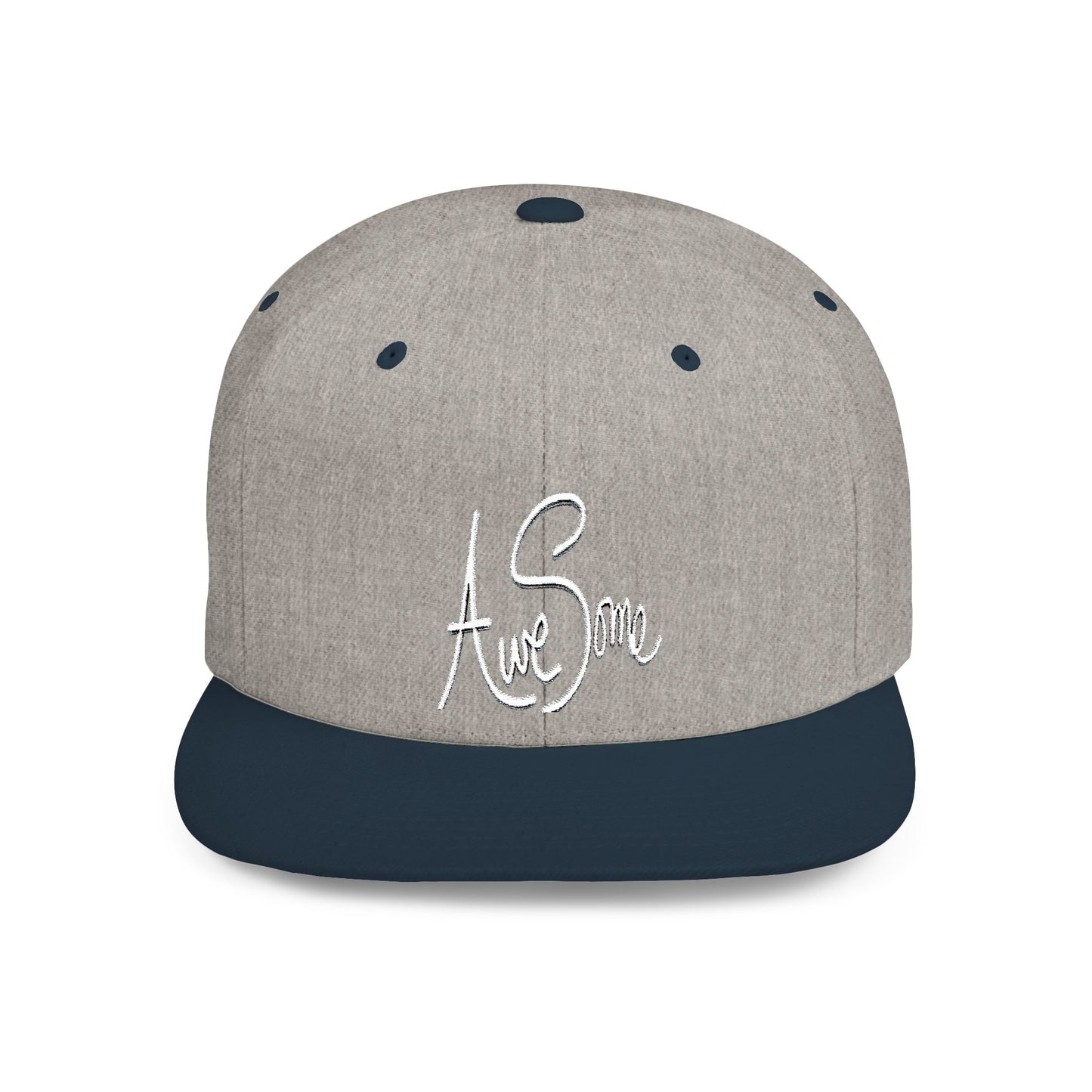 Untroubled Candi's "Awesome"_Flat Bill Snapback