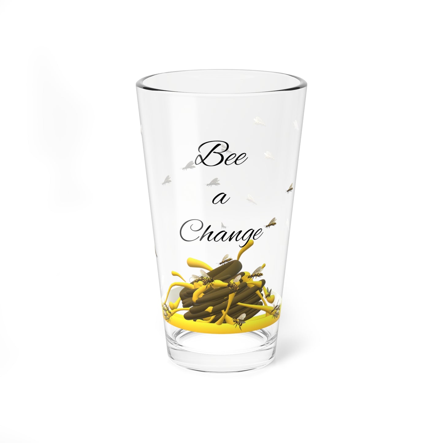 Untroubled Candi "Bee a Change" Mixing Glass, 16oz