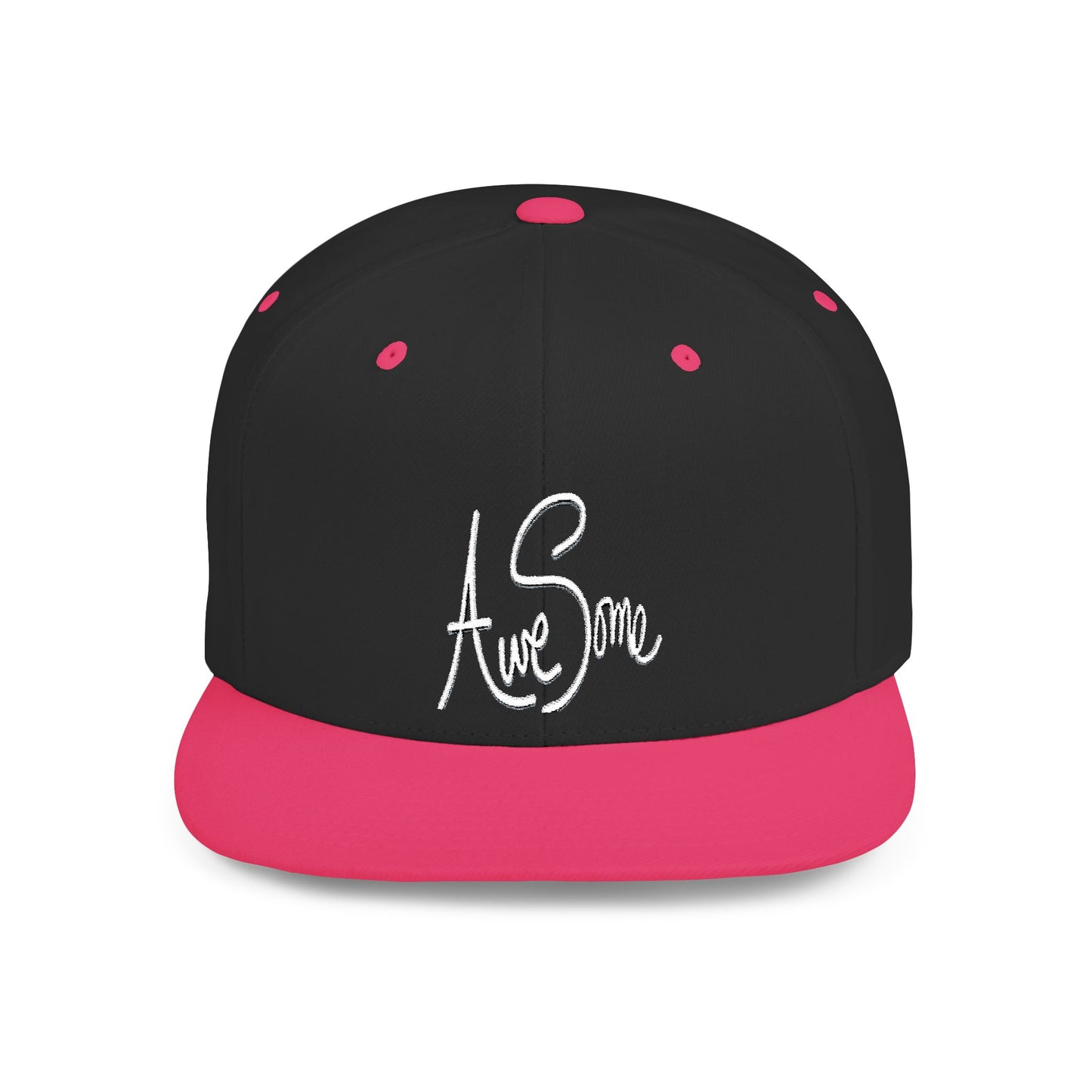 Untroubled Candi's "Awesome"_Flat Bill Snapback