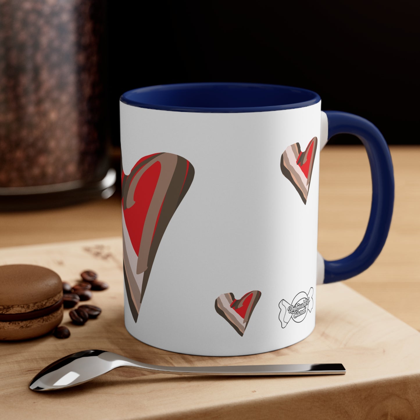 Untroubled Candi Mug, 11oz. All Love, Blue
