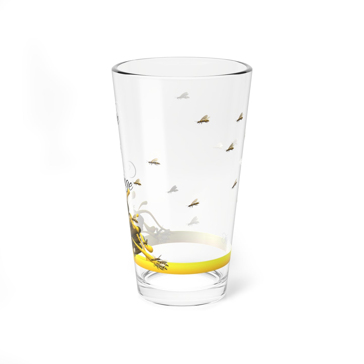 Untroubled Candi "Bee a Change" Mixing Glass, 16oz