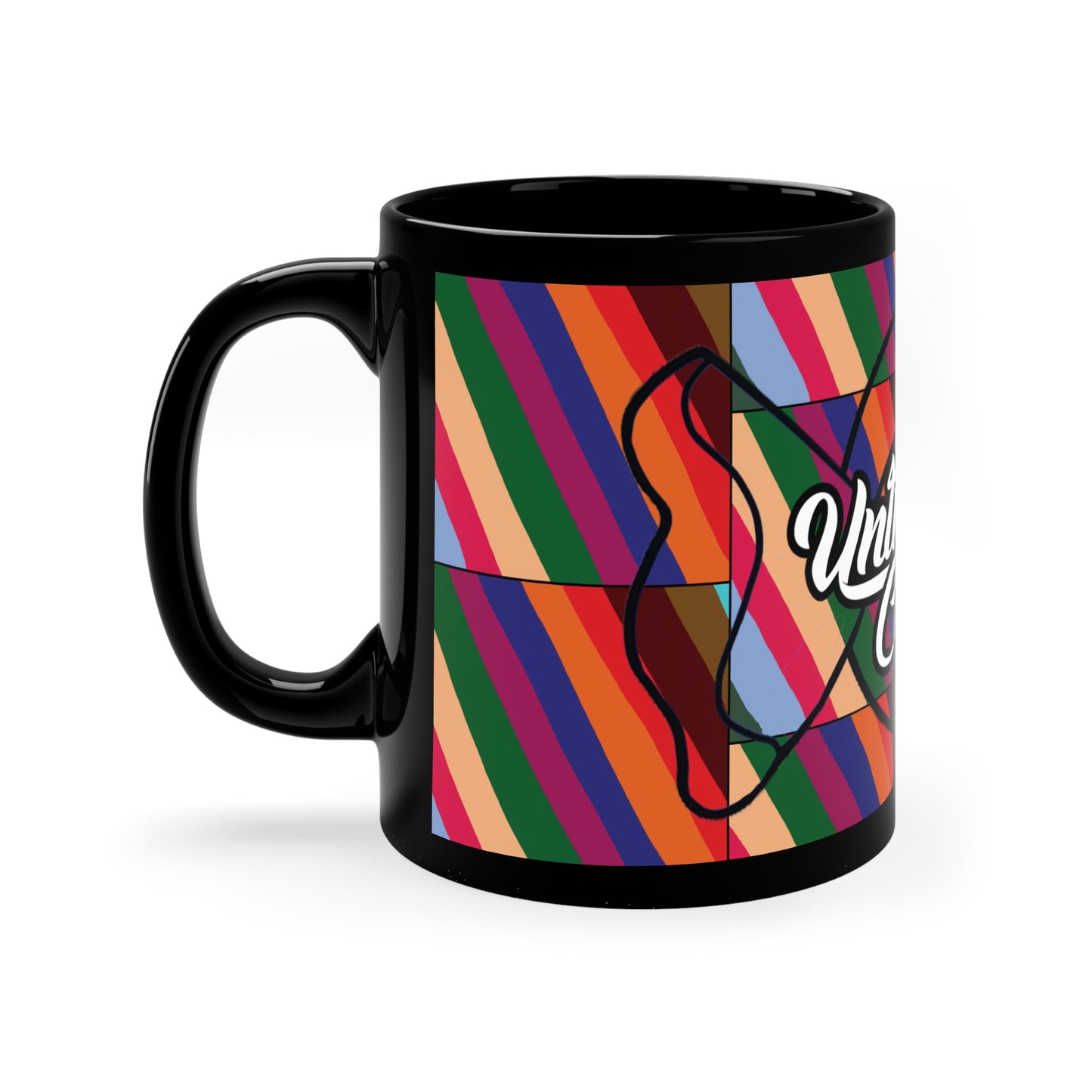 Stripes Coffee Mug by UntroubledCandi, 11oz