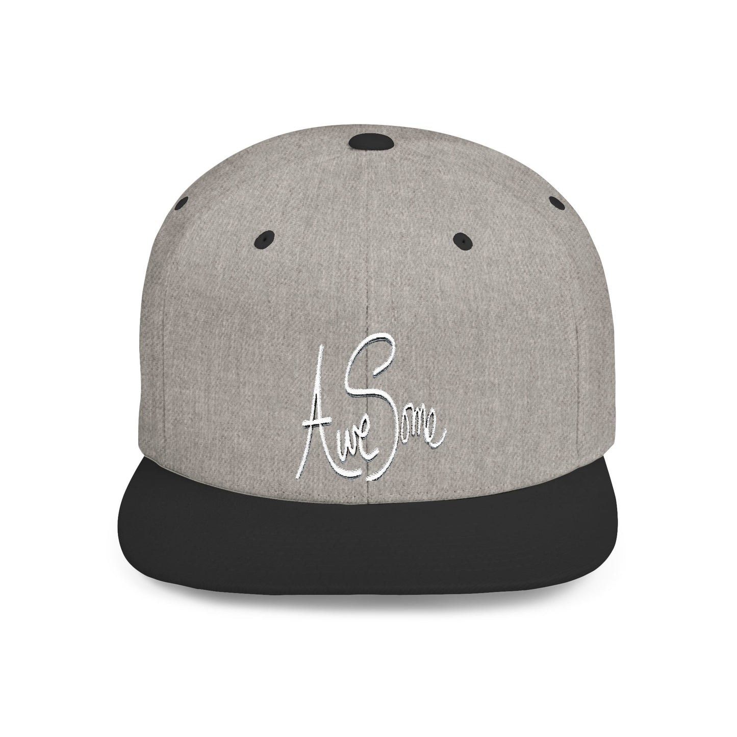 Untroubled Candi's "Awesome"_Flat Bill Snapback