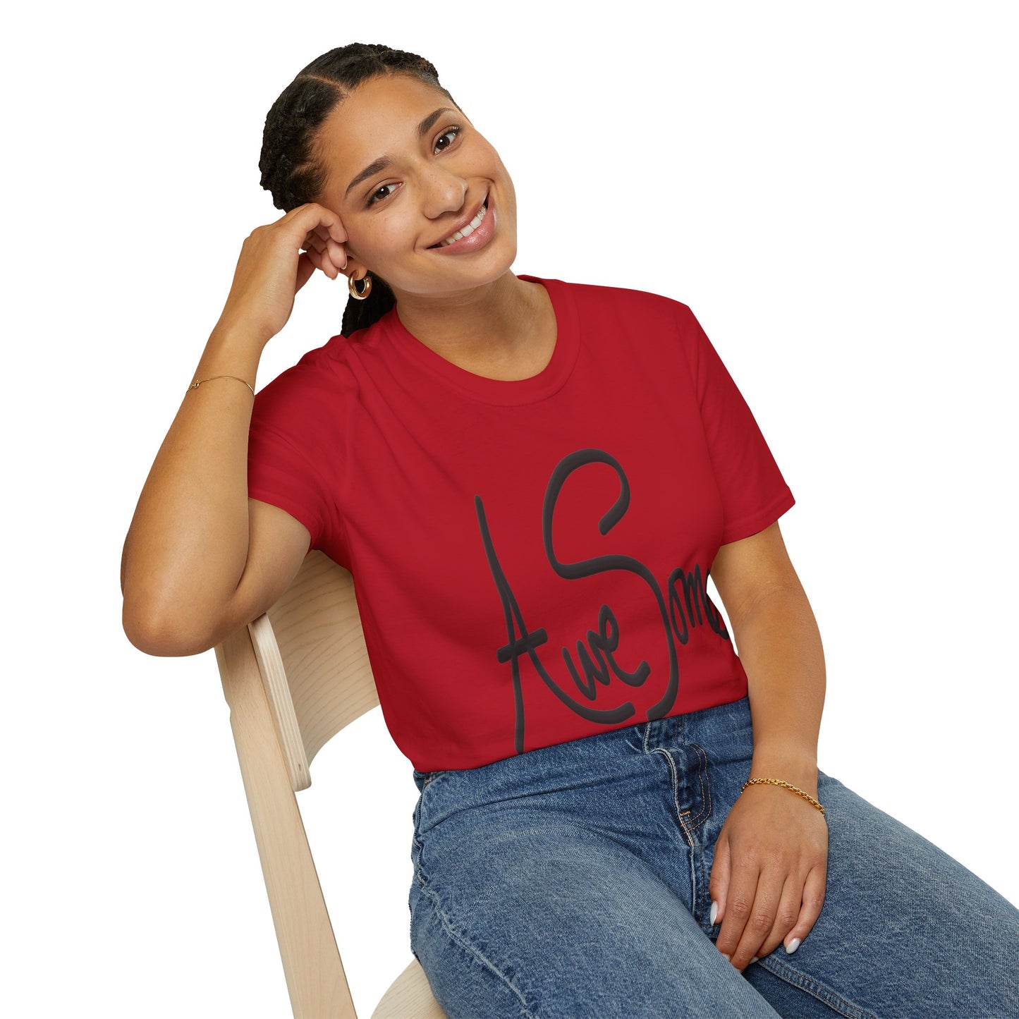 Untroubled Candi's "Awesome" Unisex Softstyle T-Shirt