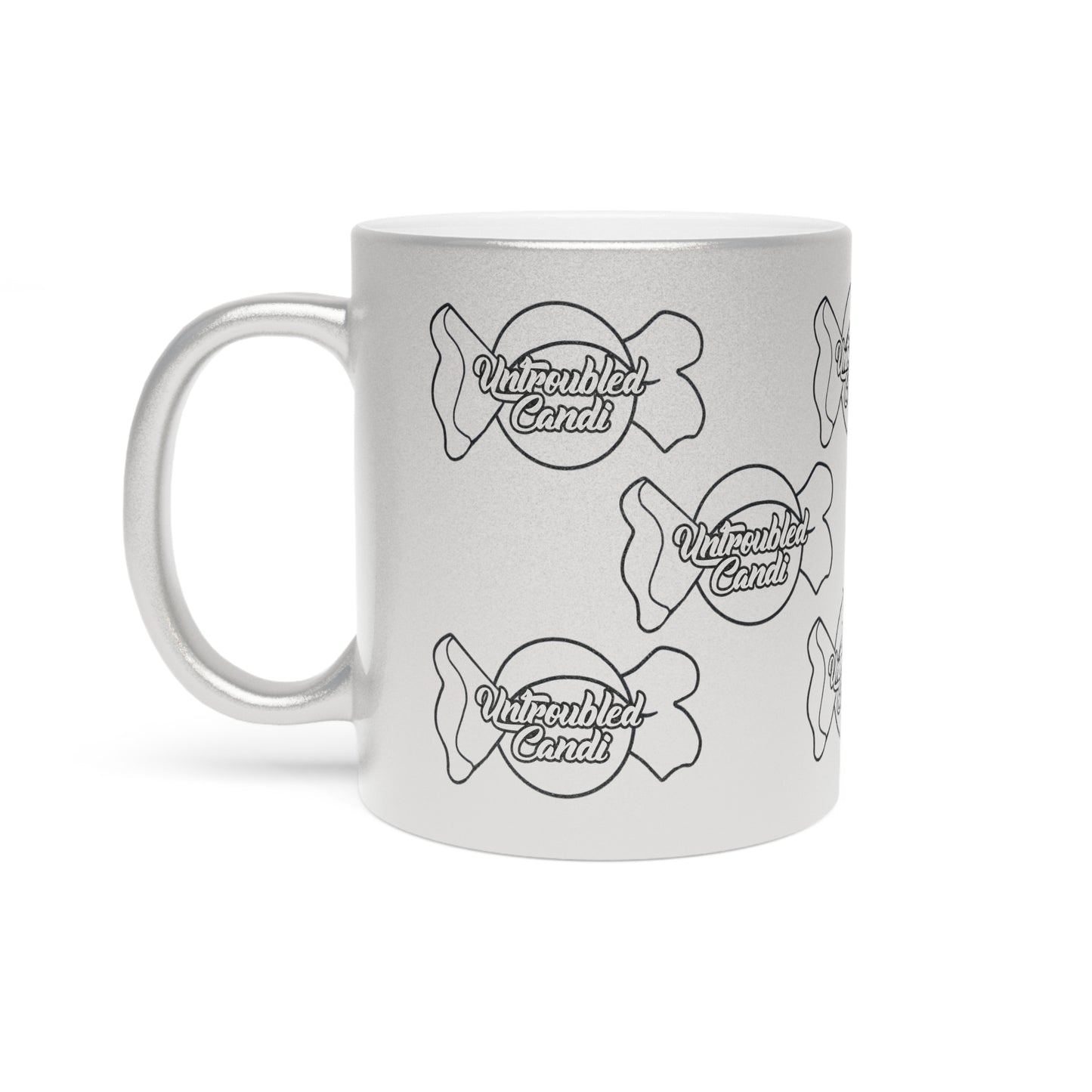 Untroubled Candi Metallic Mug (Silver\Gold)