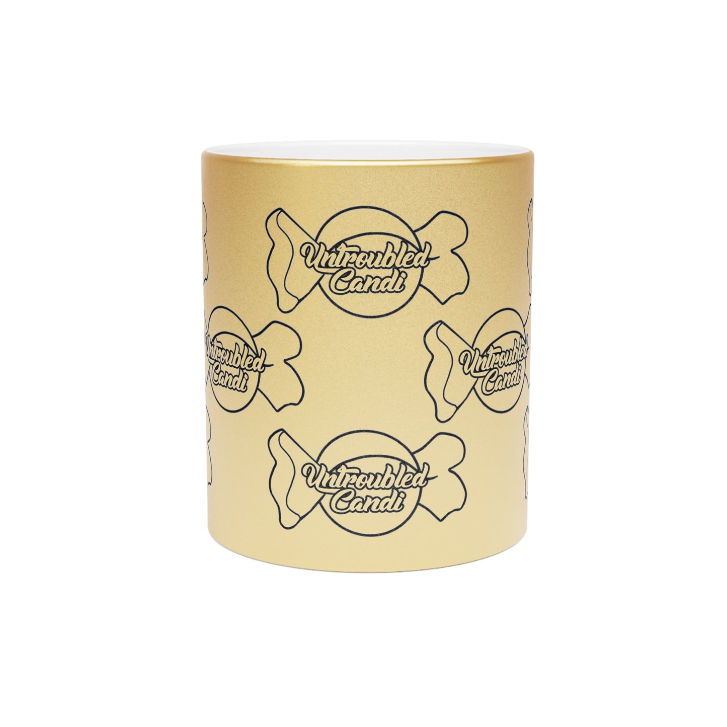 Untroubled Candi Metallic Mug (Silver\Gold)