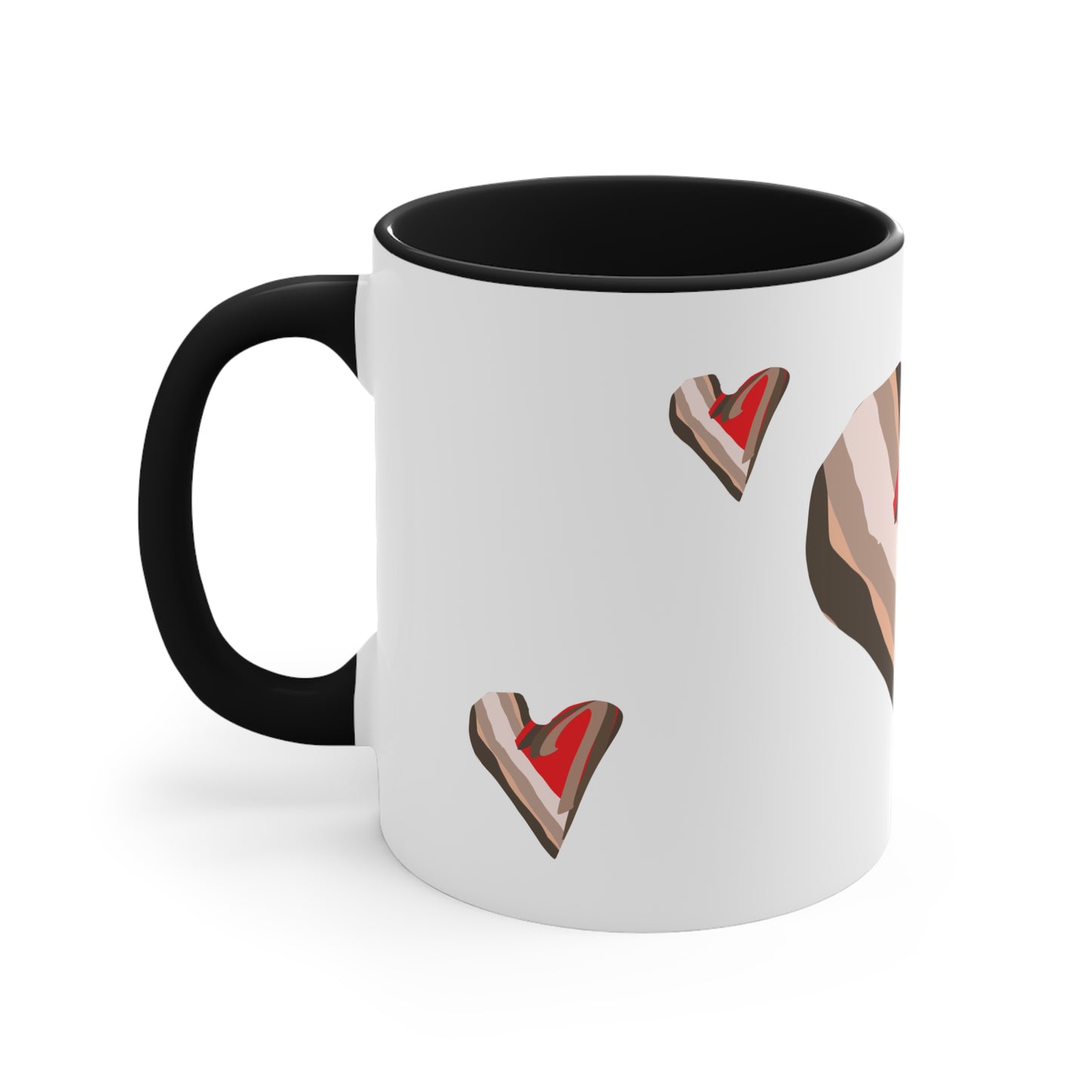 Untroubled Candi Mug, 11oz. All Love, Black