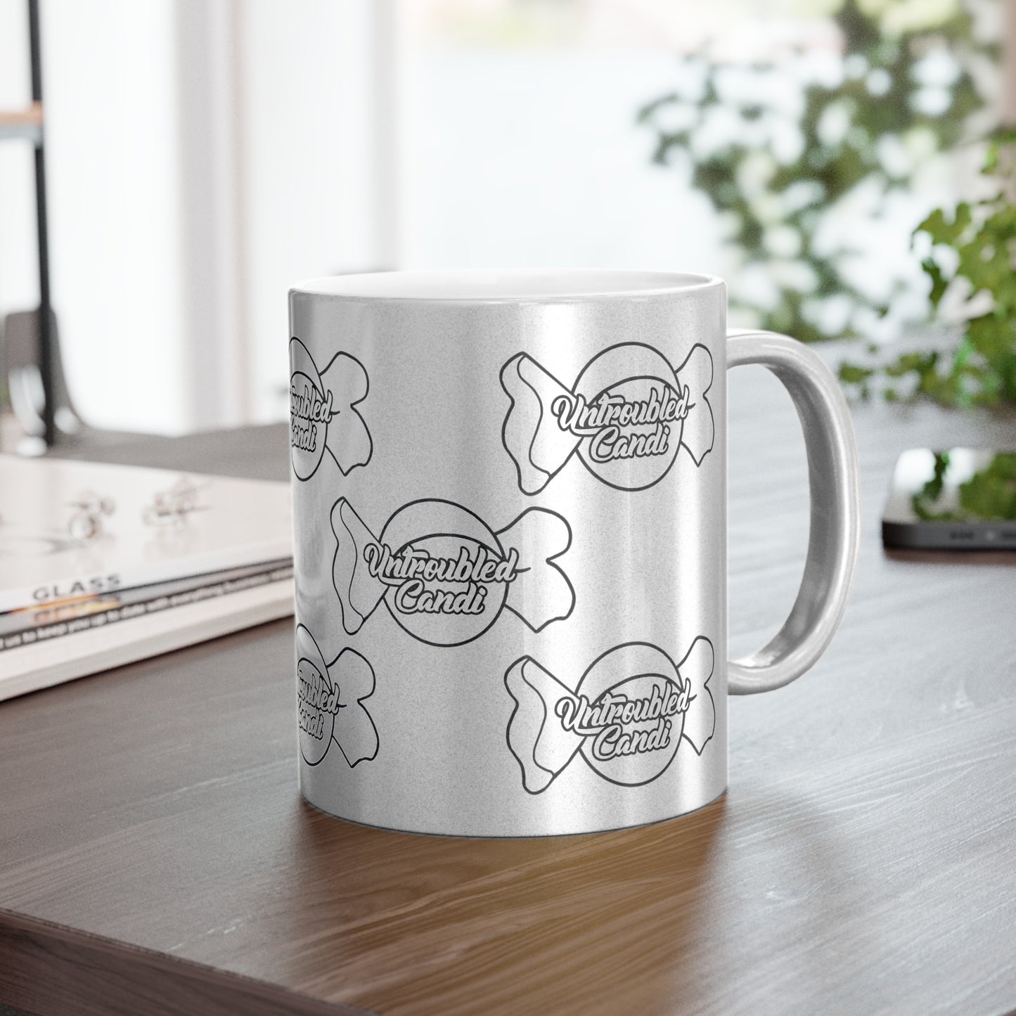 Untroubled Candi Metallic Mug (Silver\Gold)