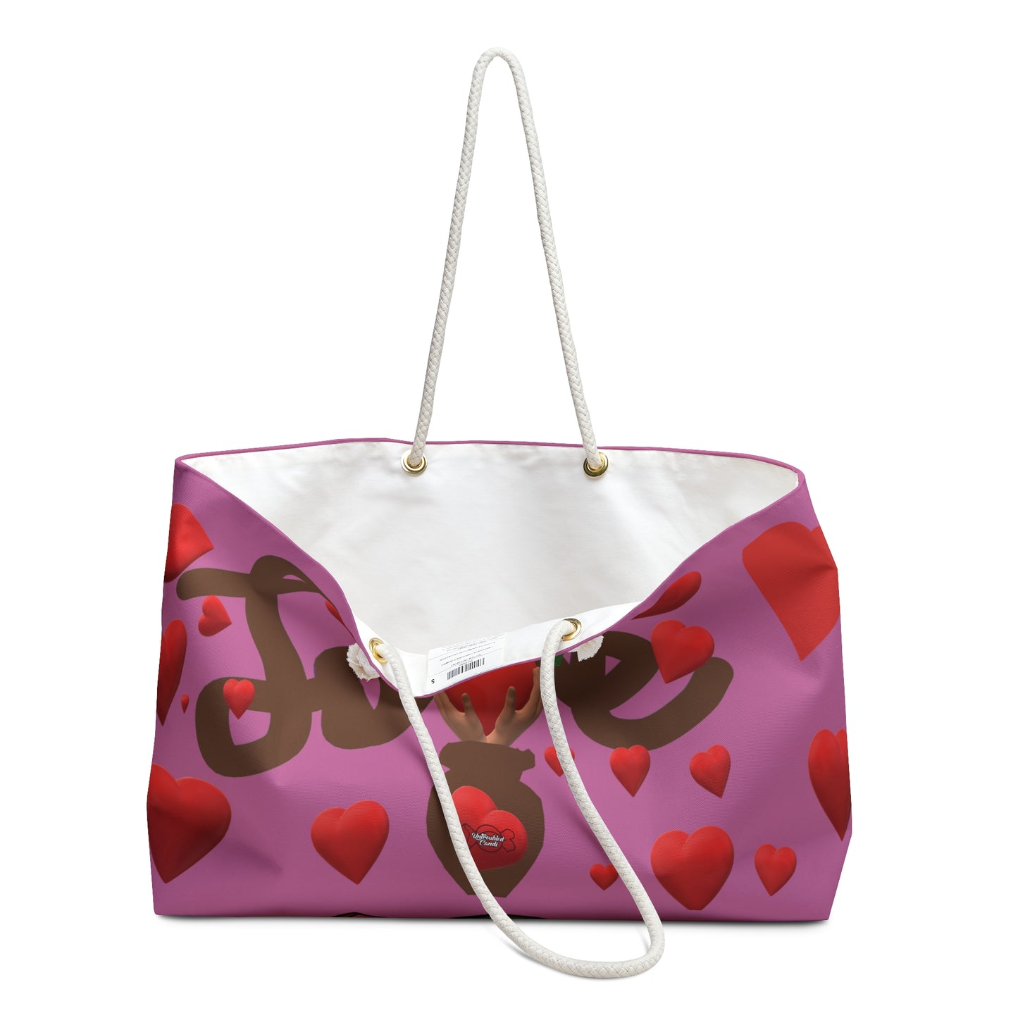 Untroubled Candi "Grow Love Strawberry" Weekender Bag