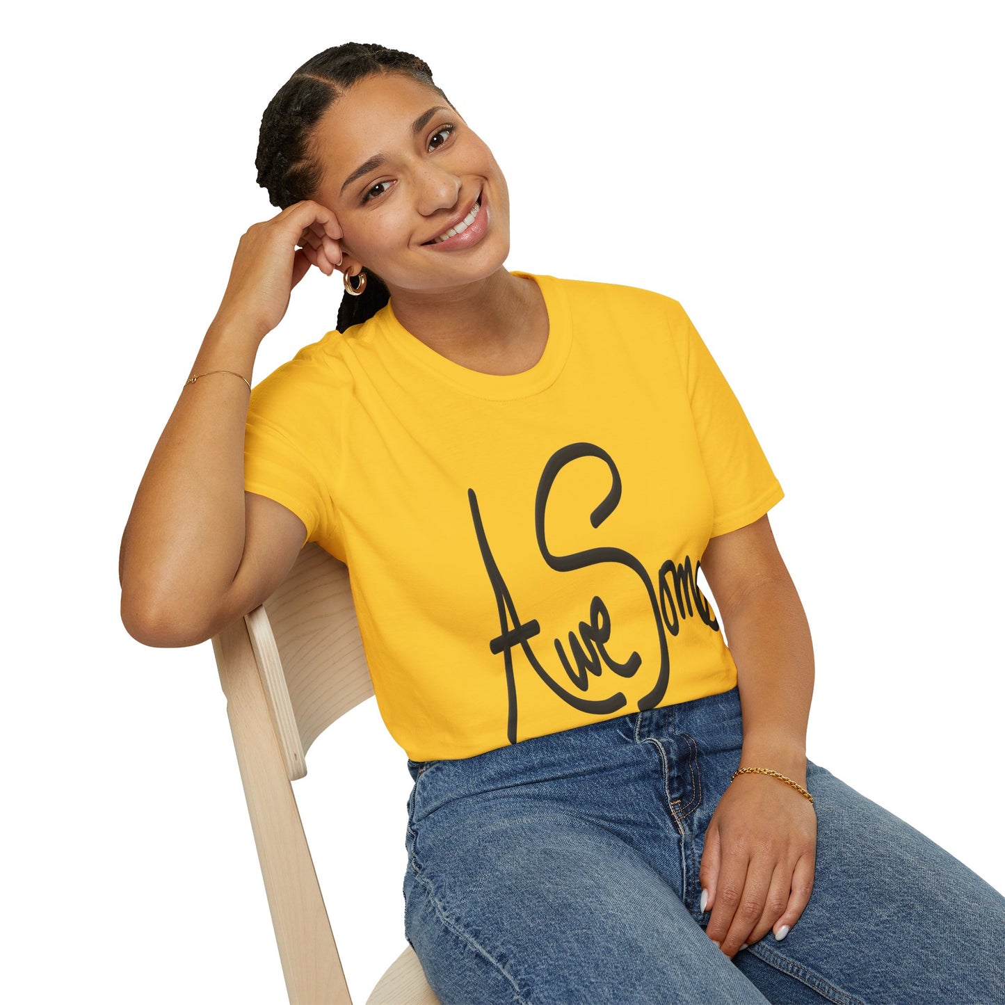 Untroubled Candi's "Awesome" Unisex Softstyle T-Shirt