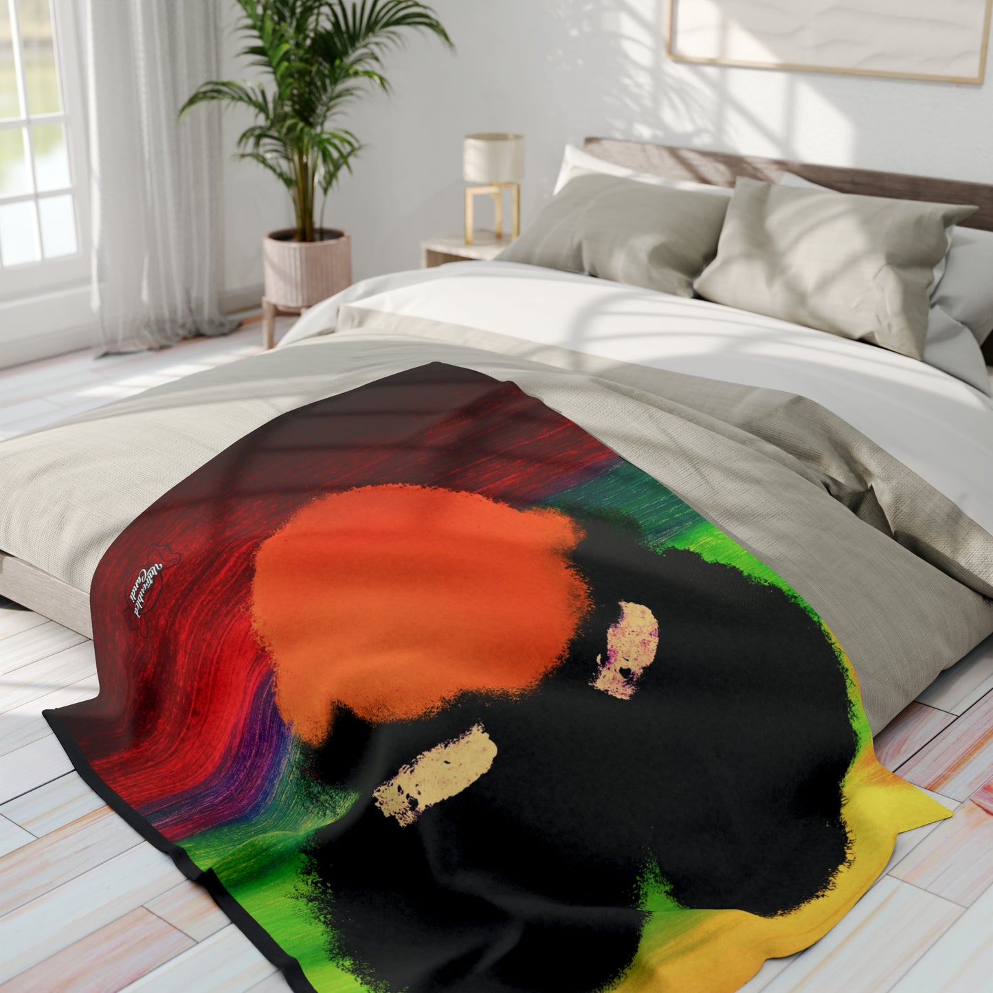 Untroubled Candi- "Brown Girl"-Arctic Fleece Blanket