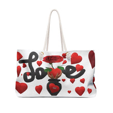 Load image into Gallery viewer, Untroubled Candi &quot;Grow Love&quot; Weekender Bag
