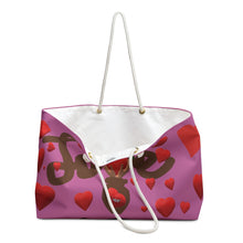 Load image into Gallery viewer, Untroubled Candi &quot;Grow Love Strawberry&quot; Weekender Bag
