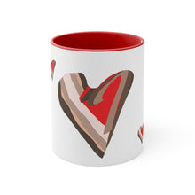 Load image into Gallery viewer, Untroubled Candi Mug, 11oz. All Love, Red
