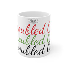 Load image into Gallery viewer, Untroubled Candi- Red, Yellow, and Green Mug 11oz
