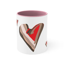 Load image into Gallery viewer, Untroubled Candi Mug, 11oz. All Love, Pink
