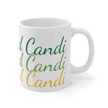 Load image into Gallery viewer, Untroubled Candi- Yellow and Green Mug 11oz
