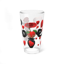 Load image into Gallery viewer, Untroubled Candi- &quot;Grow Love&quot; Pint Glass, 16oz
